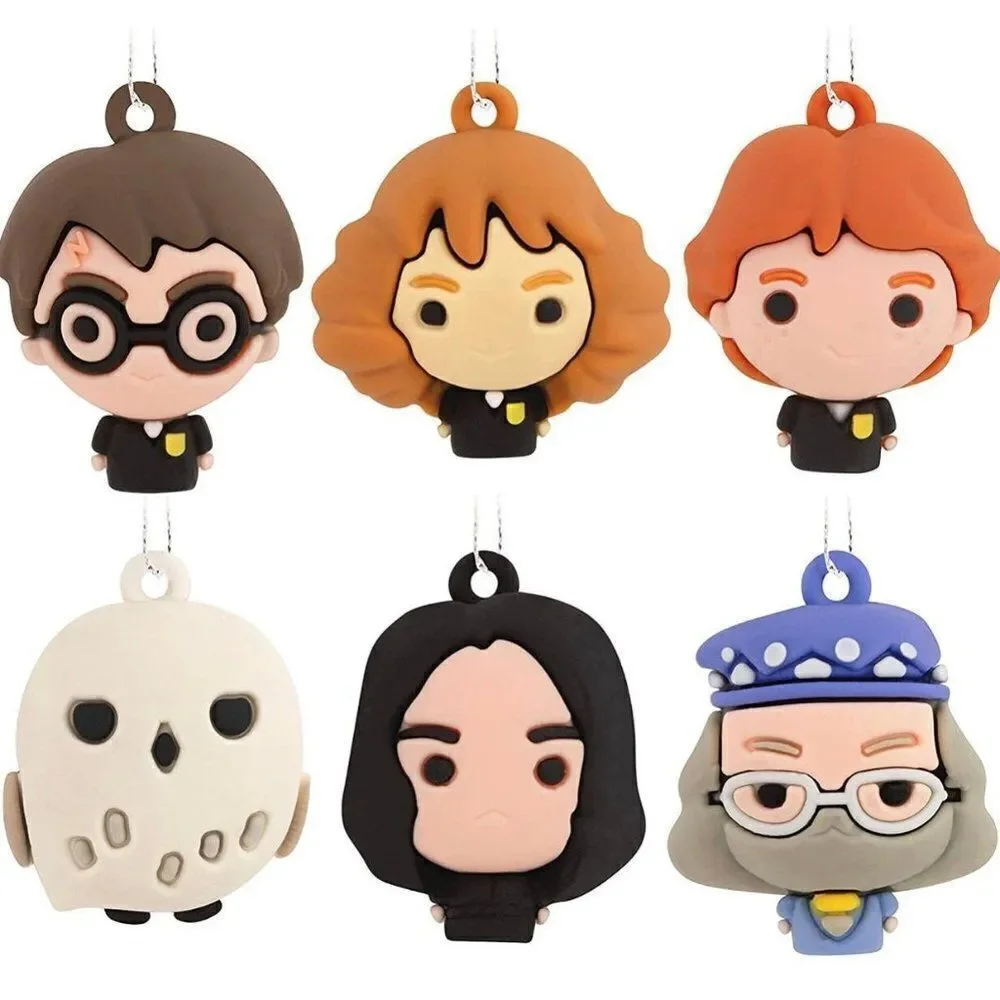 Hallmark Harry Potter Wizarding World Set of 6 Mini Ornaments 2021 New